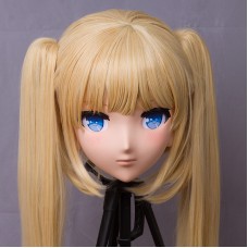 Custom Crossdress Female/Girl Resin 3/4 Head Cosplay Japanese Role Play Anime Kigurumi Mask 